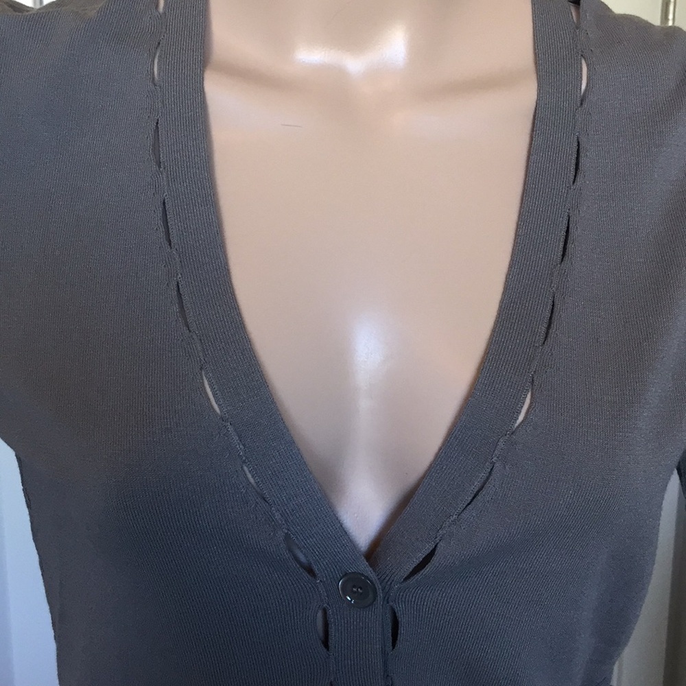 Hugo Boss 3/4 sleeve sweater with cut outs